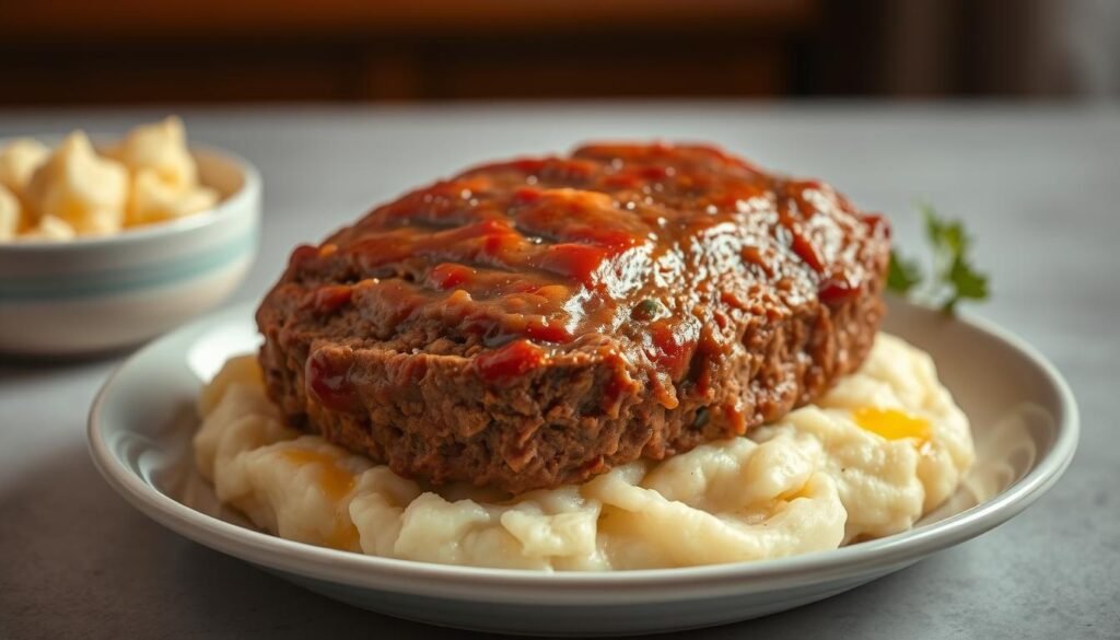 Meatloaf with Mashed Potatoes
